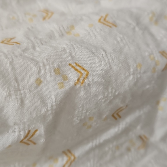 Tahari White and Gold Patterned Dress - Picture 2 of 5